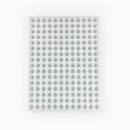Molde para gomitas de media esfera de silicona de 2.8 mL - 192 cavidades - vista superior, de silicona
