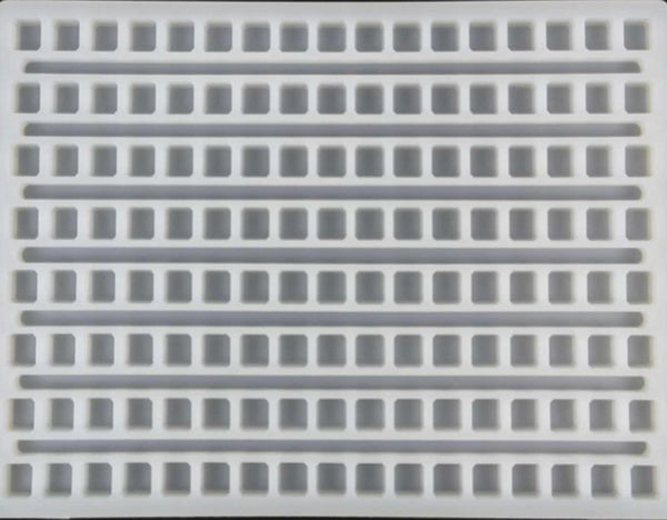 Molde para gomitas de cubo depositador universal de 2,3 ml - 136 cavidades
