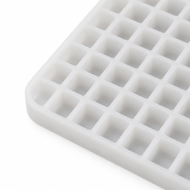 4.6mL square gummy mold with 200 cavities close-up