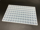 4.6 ml de molde de goma hexágono en blanco-1