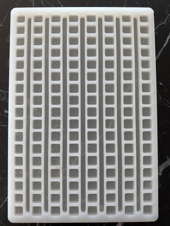 2,3 ml de depositante universal cubo moho de goma - 136 cavidades