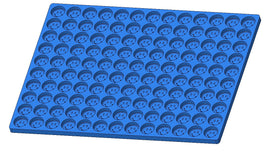 Alternate view of 3.3mL smiley face coin silicone gummy mold