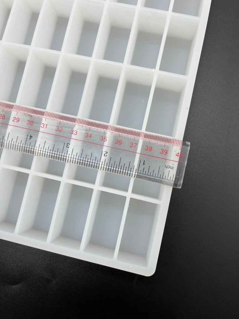 20 ml de moho de goma rectángulo - 119 cavidades
