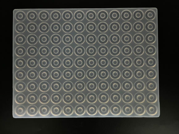 Molde de gommia de silicona de 3 ml de anillo de durazno - 108 cavidades